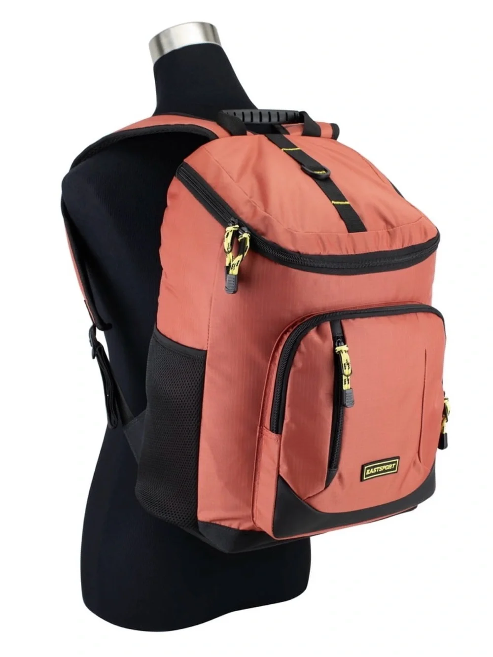 Eastsport Men’s Rust Orange Backpack - Durable Everyday Bag